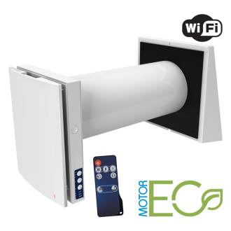 Sistem de ventilatie cu recuperator de caldura Blauberg Vento Expert A50-1 W cu WiFi incorporat